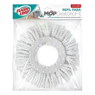 Refil Flash Limp Mop Giratorio Fit Rmop5011 em Oferta na Shopee