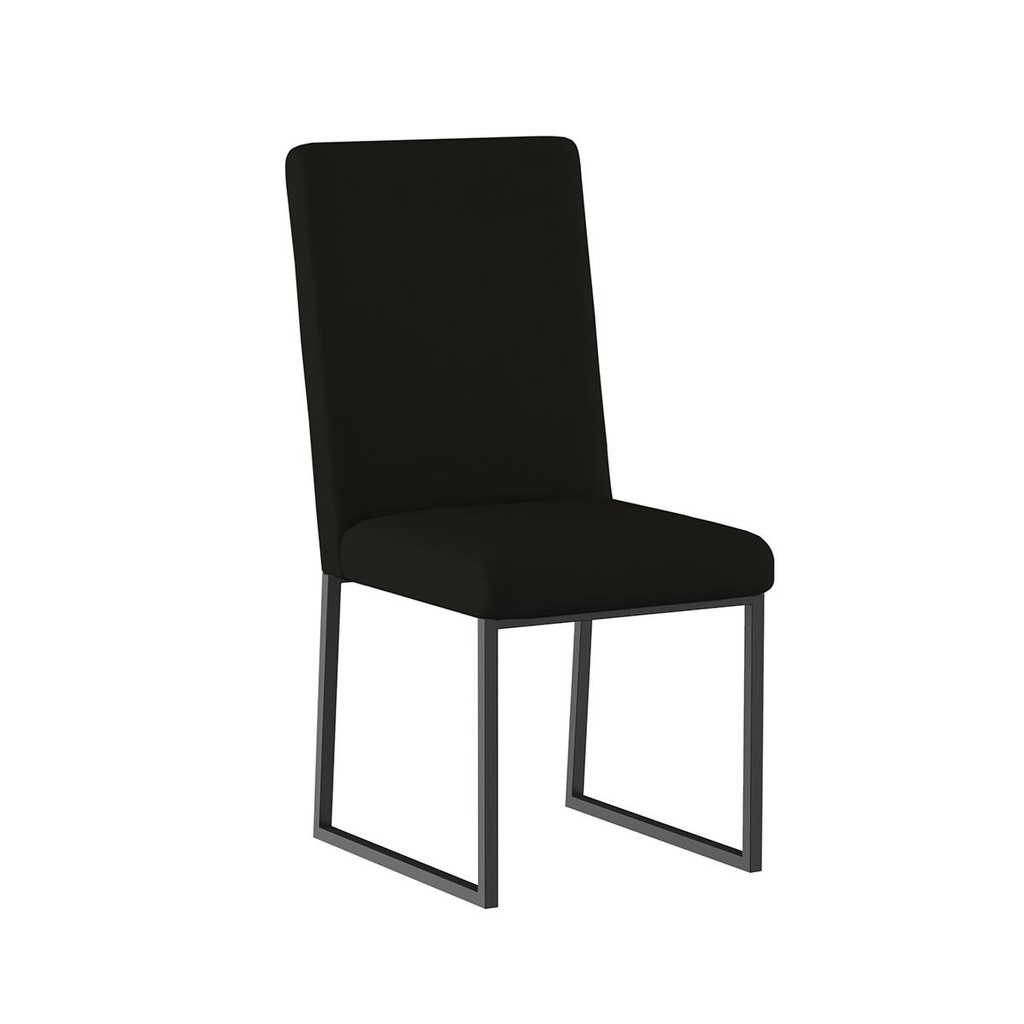 Cadeira Para Mesa De Jantar Base Industrial Preto Balaqui em Oferta na Shopee