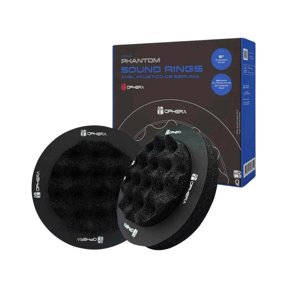 Par Anel Acústico Phantom Sound Rings Espuma Adesiva 6,5" Ophera - 7157