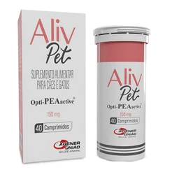 Aliv Pet - Suplemento Alimentar Para Cães e Gatos 150Mg - 40 comprimidos