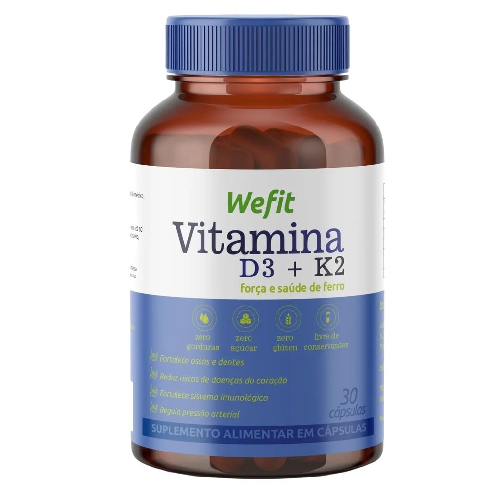 Vitamina D3 + K2 C/30 Cápsulas - WeFit