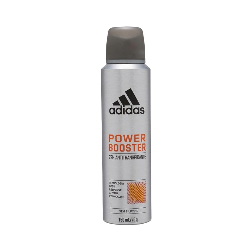 Desodorante Adidas Masculino Aerossol Antitranspirante Power Booster 150ml - Beauty