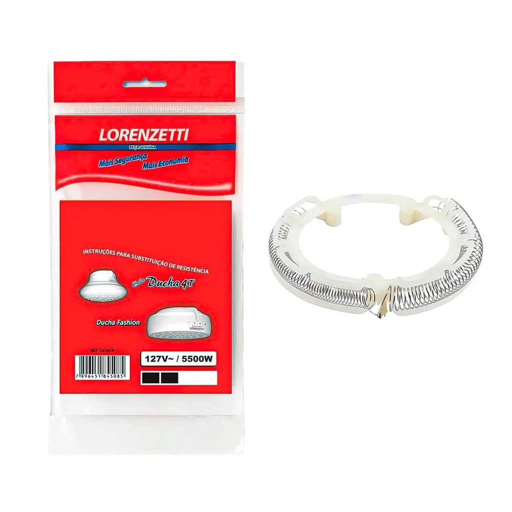 RESISTENCIA LORENZETTI 127v 5500W BELLA DUCHA COM SUPORTE ORIGINAL