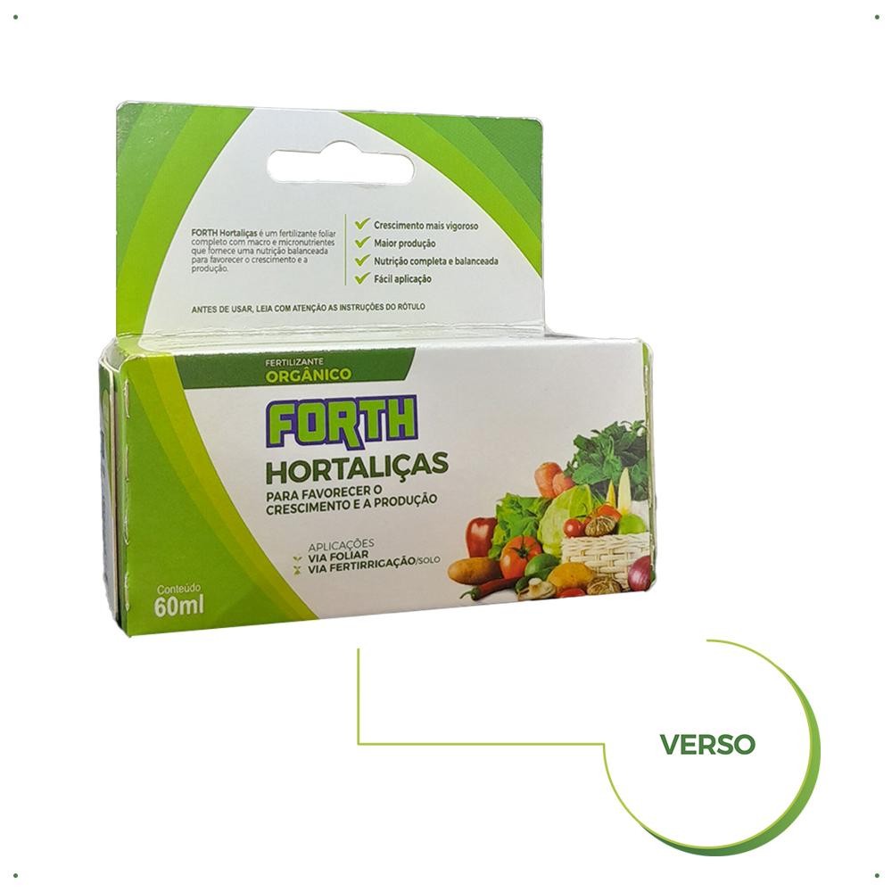 Detalhes do Adubo Concentrado Hortaliças 60ml