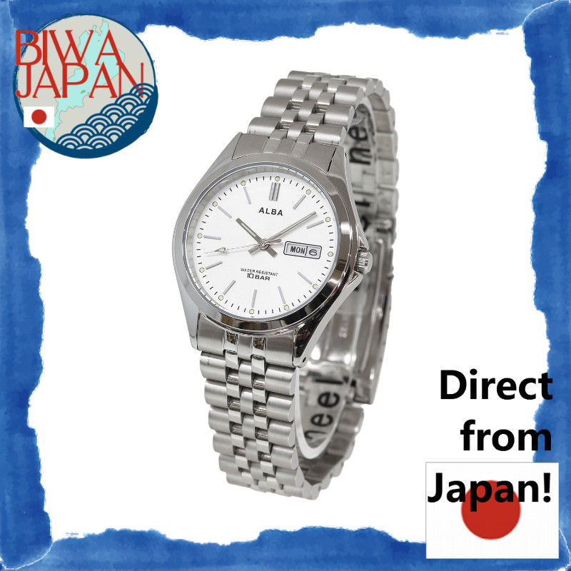 【Direto do Japão】[Seiko Watch] Relógio de Pulso Alba Standard Quartz AQGK471 Masculino Prata