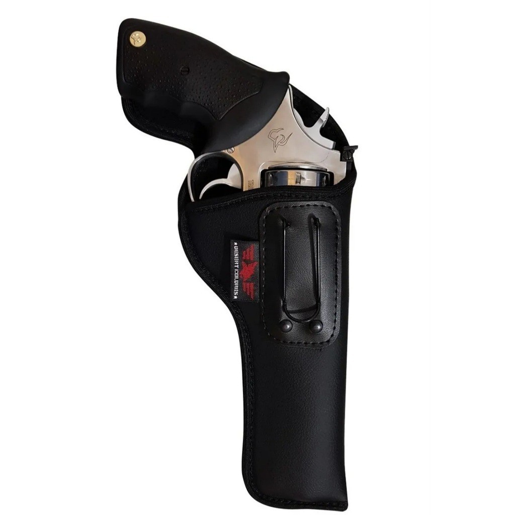 (Holster)Coldre Velado Premium Para Revól. RT 608, 838  Taurus .357 6,5 Pol. 8 Tirs Desert Coldres