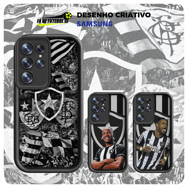 Botafogo Capa Bot Série A Brasileira Estrela De Futebol com Samsung A05 10 15 20 54 S20 23 24 fe JT