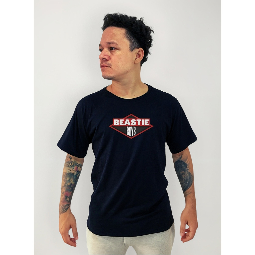 Camiseta Beastie Boys Rap Anos 90 Rock Hip Hop Malha Premium