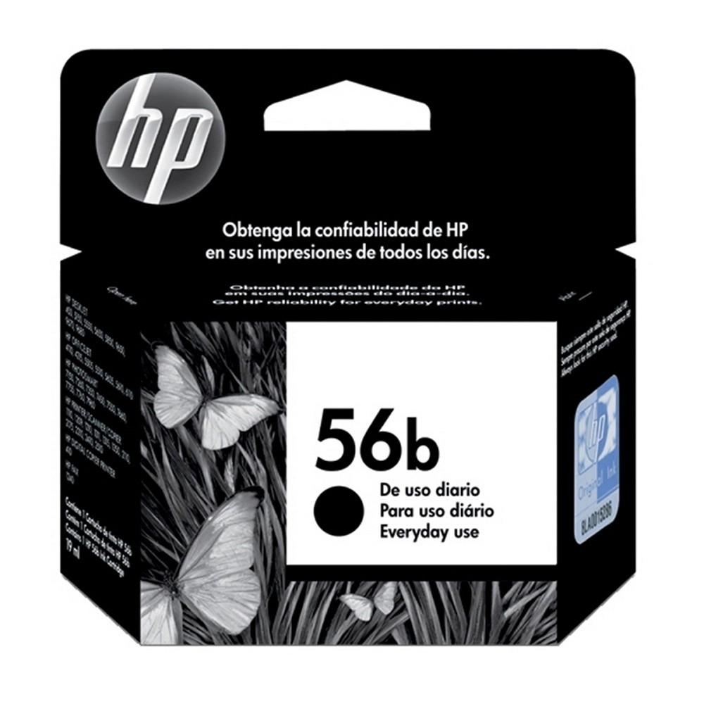 Cartucho HP 56b Original C6656BB Black | Deskjet 9680 | Fax 1240