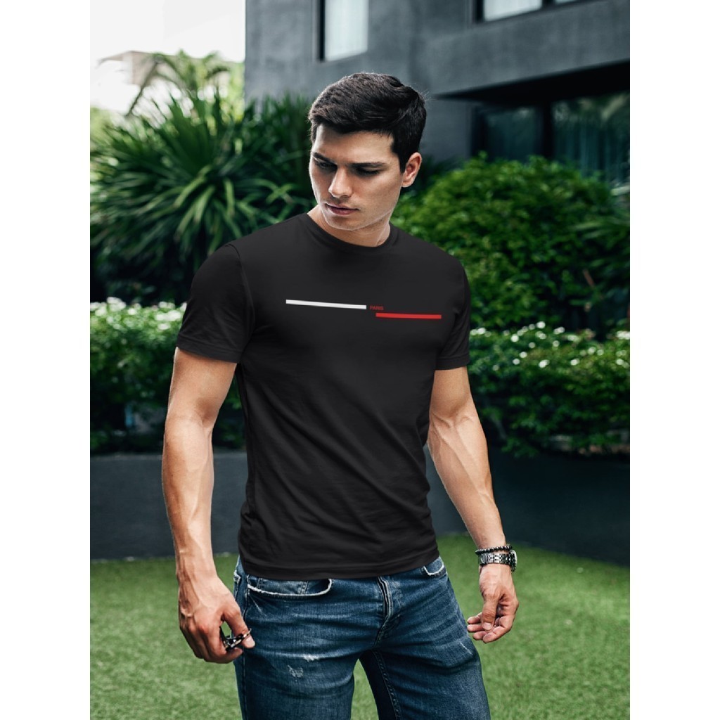 Homens Camiseta Paris Camisa Masculina style Exclusiva Lançamento 2025 Streetwear 100% Algodão Estilo de rua