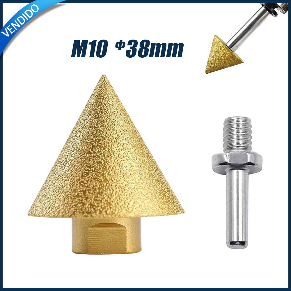 Escareador de diamante M10 de 38mm Escareador roscado Bit Link Bar