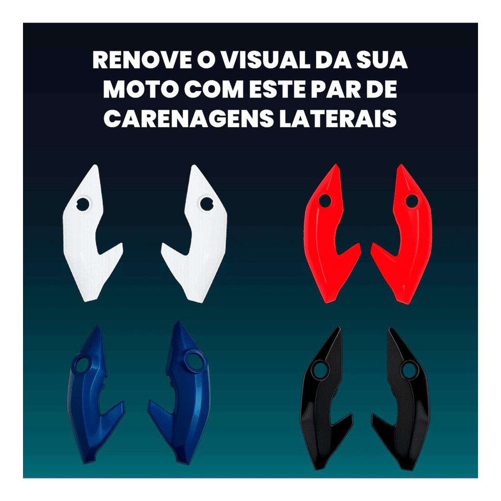 Carenagem para Moto  Lateral Cg Titan Peças 125/150/160 2014 A 2021