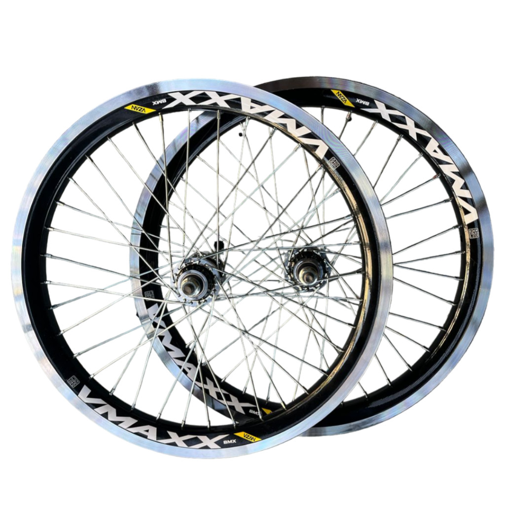 Roda Aro 20 Roda Bicicleta Completa Aro V-Maxx Bike em Oferta na Shopee