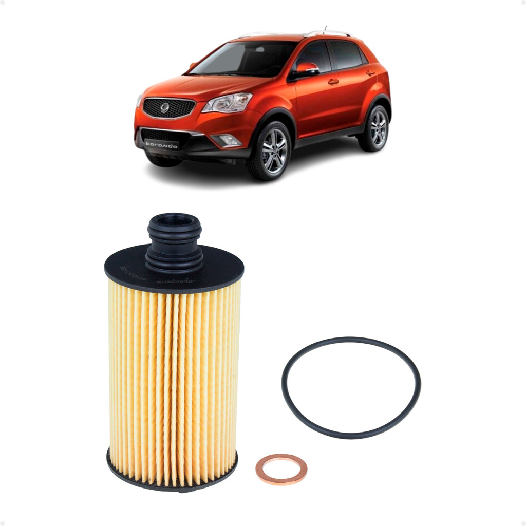 Filtro de Óleo Ssangyong Korando 2.0 Diesel 2011 a 2012 em Oferta na Shopee