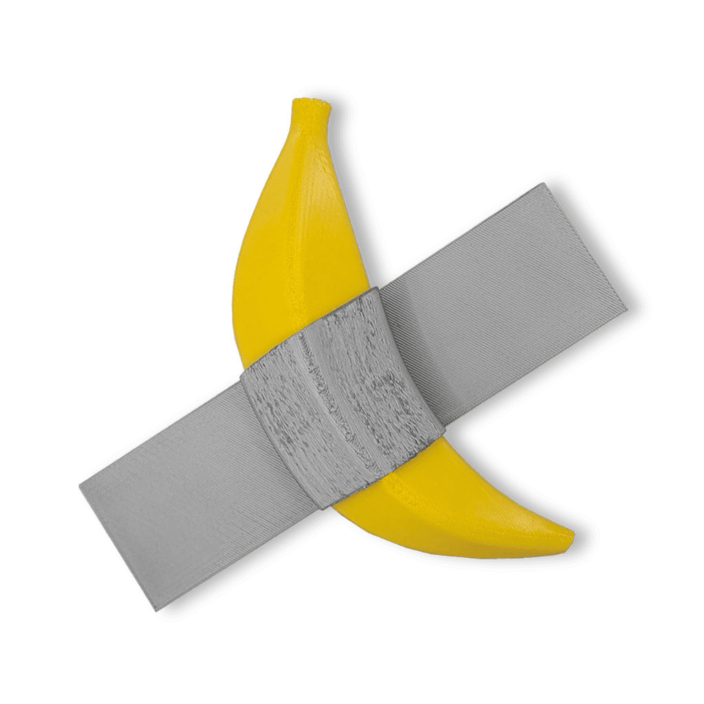 Escultura Decorativa Banana com Fita em Oferta na Shopee