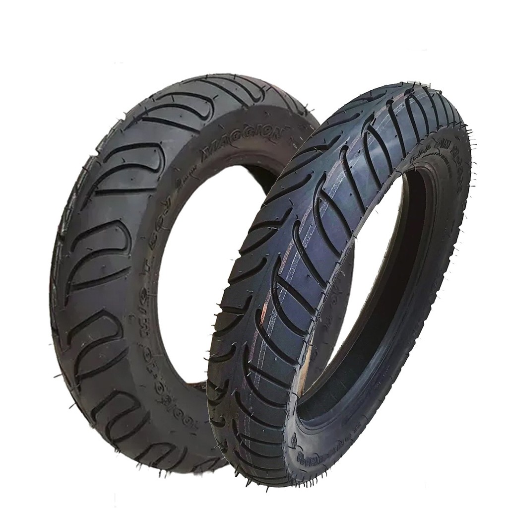 Par Pneu Moto Maggion Sport 100/90-10 + 90/90-12 Lead Elite