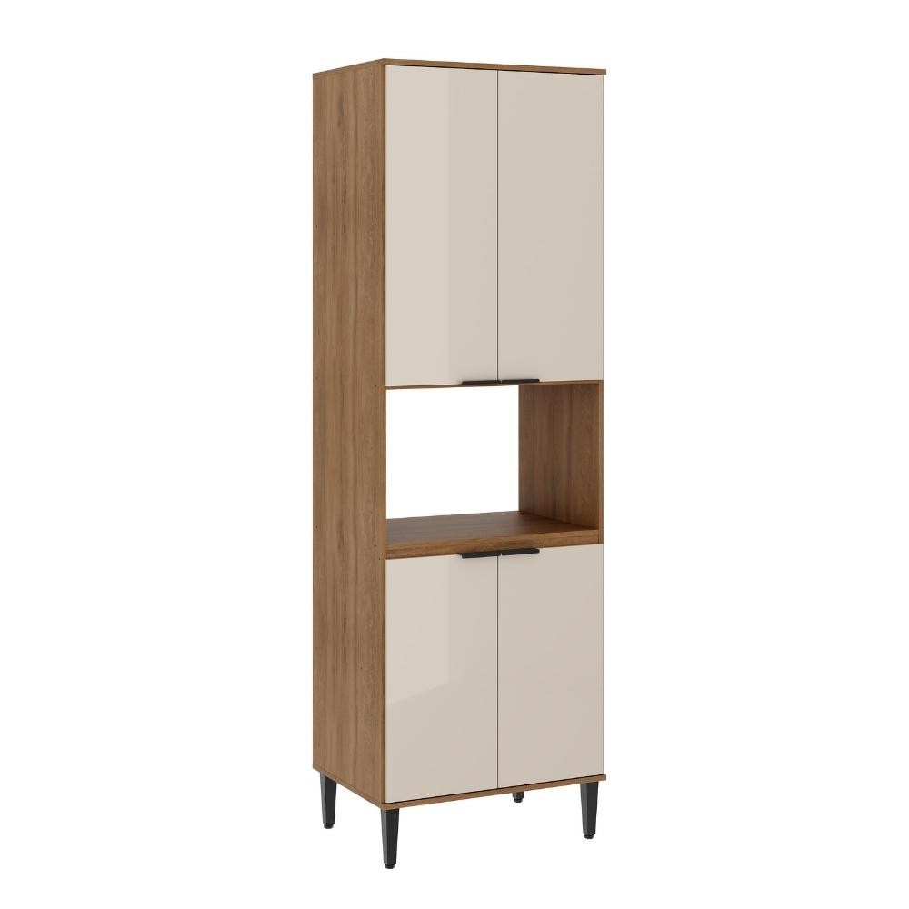 Torre Quente Miami para 1 Forno 4 Portas Carraro Freijó com Off White em Oferta na Shopee