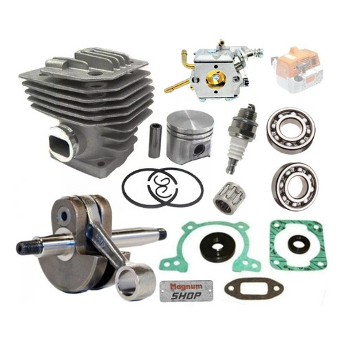 Kit Para Roçadeira Stihl Fs220 Carburador Cilindro Motor