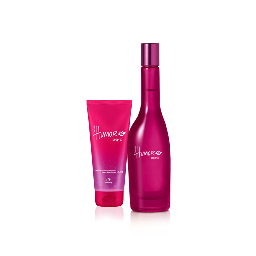 Kit Natura Humor Próprio Geleia Desodorante Hidratante Corporal Perfumado 200g + Desodorante Colônia 75ml
