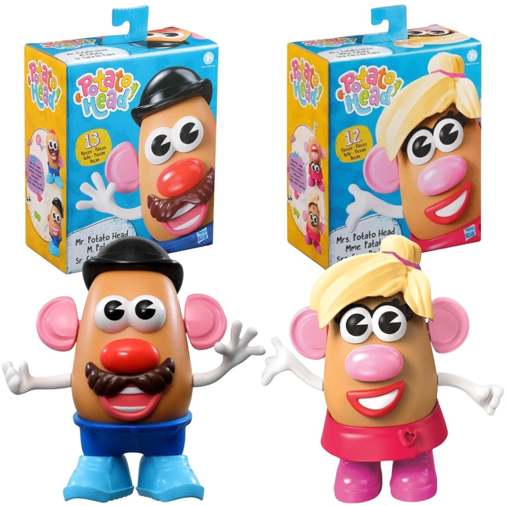 Kit Boneco Figura Sra. E Sr. Potato Head Clássico Woody Sr. Cabeça de Batata Brinquedo Toy Story Filme