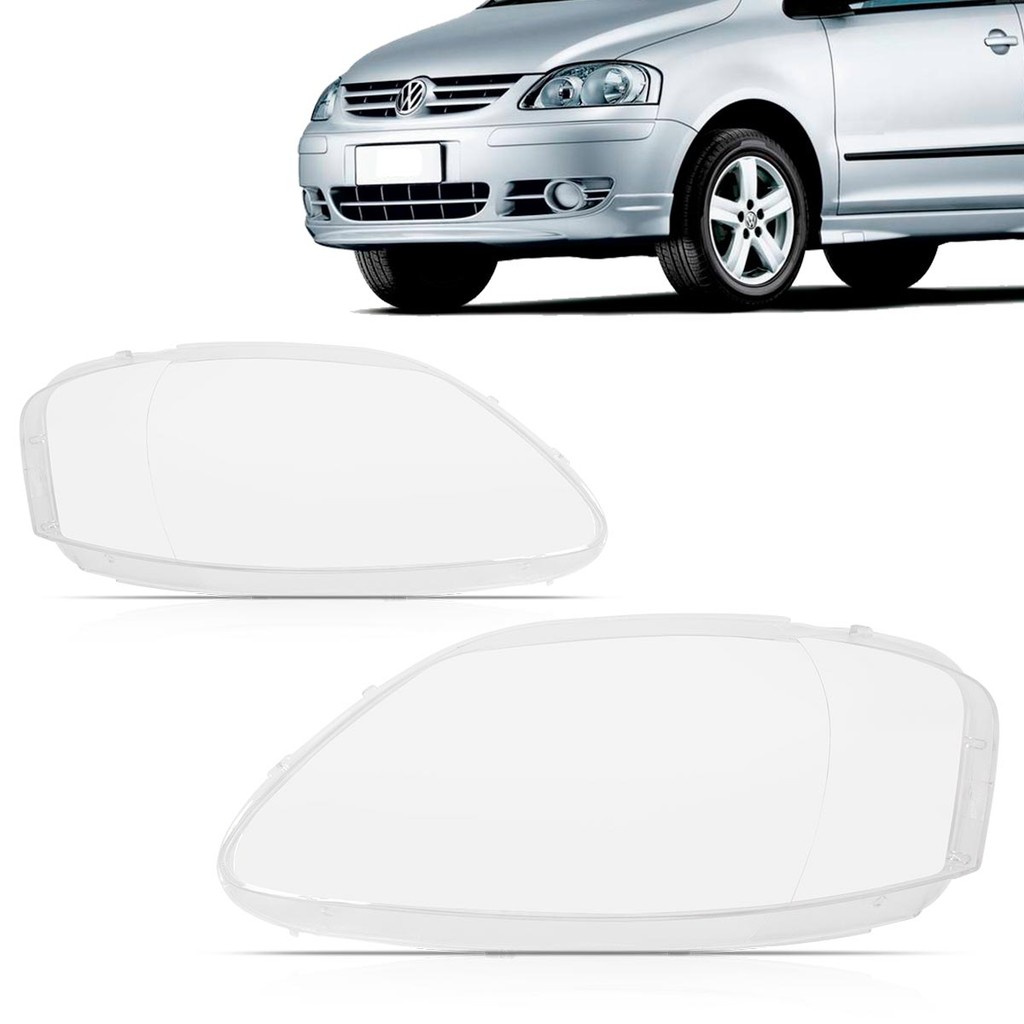 Lente Farol Fox Crossfox Spacefox 2003 2004 2005 2006 2007 2008 2009 Foco Duplo