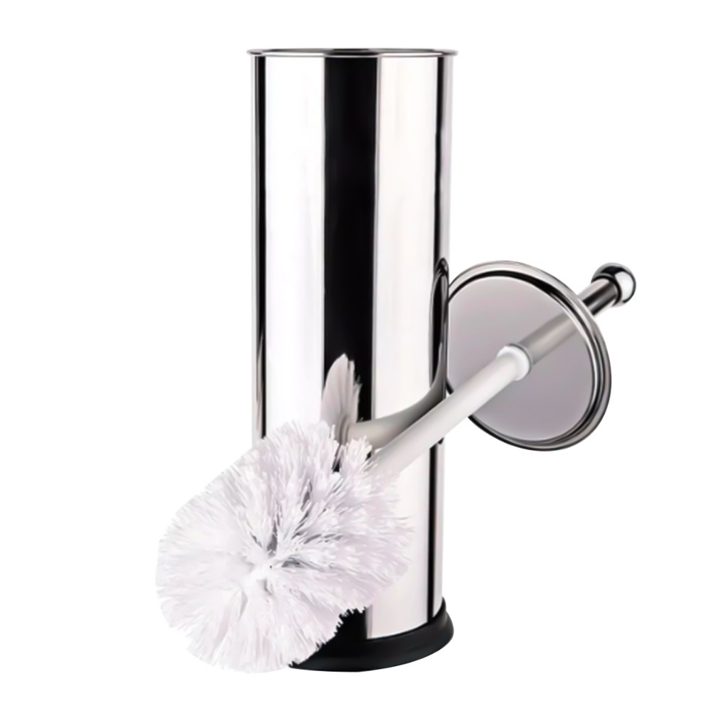 Kit 1 ou 2 Escova Sanitária Vaso Limpeza Higienização Em Aço Inox C/ Suporte Modelos