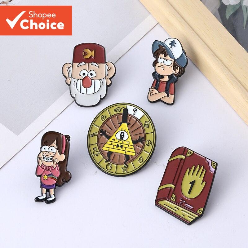 Alfinete Esmaltado-Broche De Personagem De Desenho Animado , Joias De Mochila Personalizadas Para Fãs De Anime
