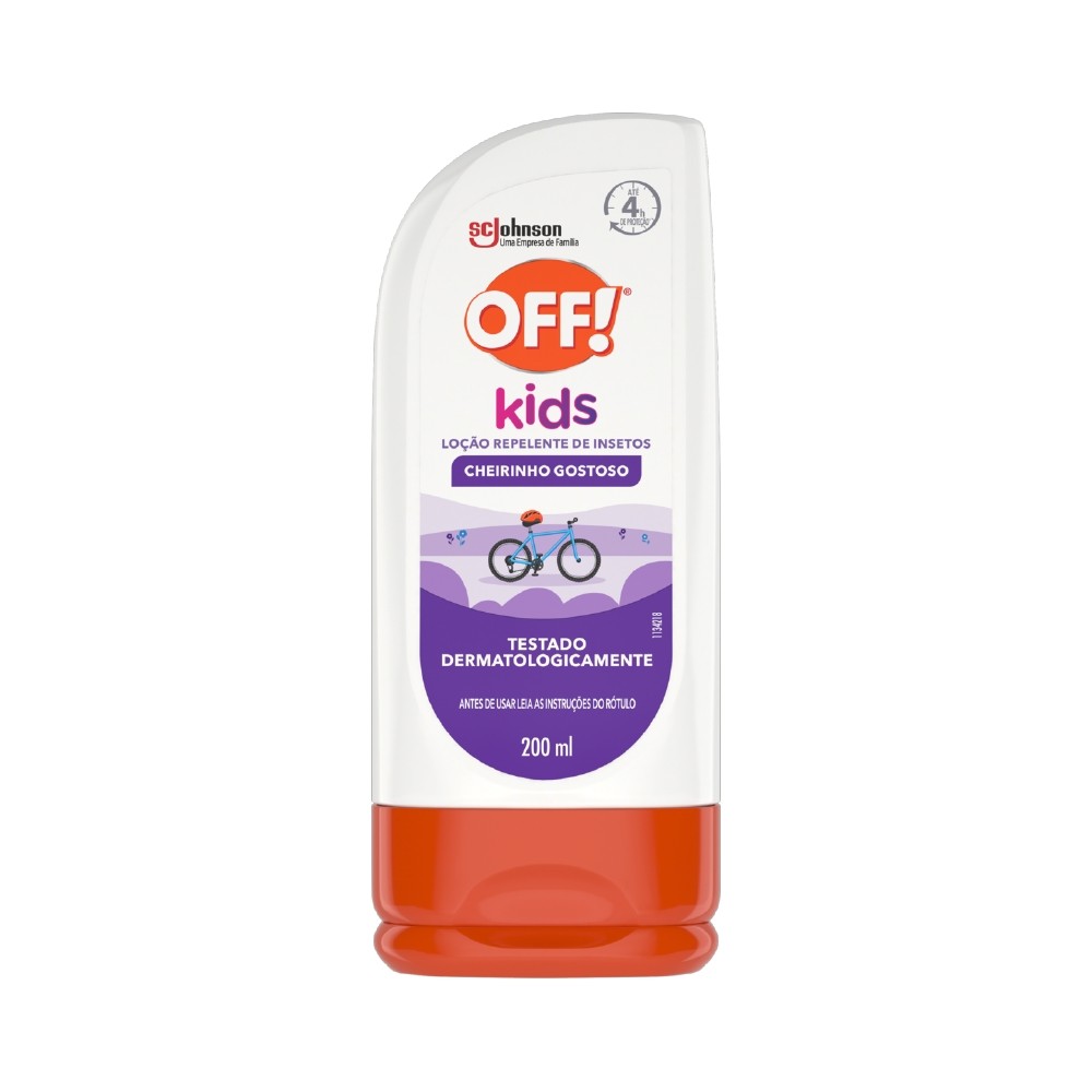 Repelente de Insetos Off Kids Loção 200ml em Oferta na Shopee