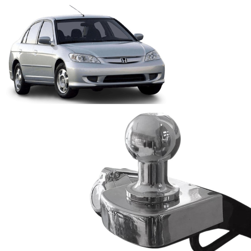 Engate Reboque Honda Civic 2001 2002 2003 2004 2005 Fixo 700kg Reforçado tOP