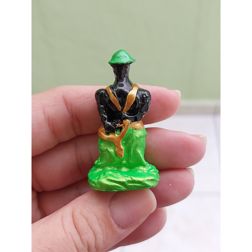 Imagem Orixá Oxóssi em Resina 5 cm Mini Orixá