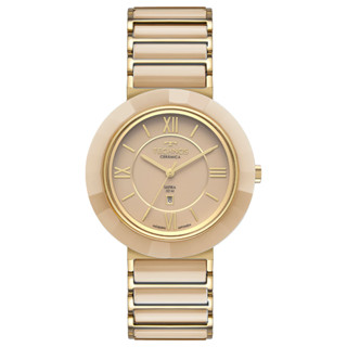 Relógio Technos Feminino Ceramic/saphire Dourado - 2015BV/1X em Oferta na Shopee