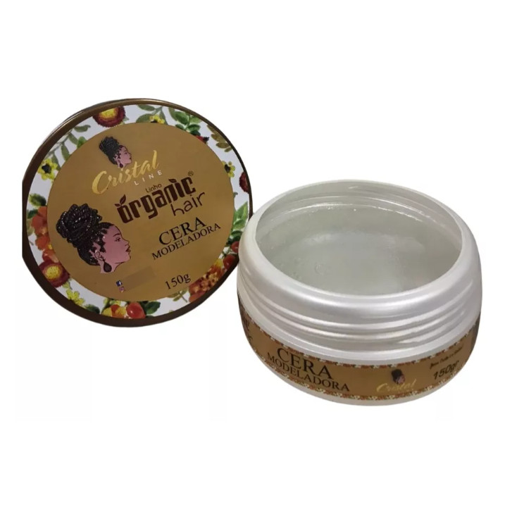 Cristal Line Cera Modeladora Organic Hair 150Gr em Oferta na Shopee