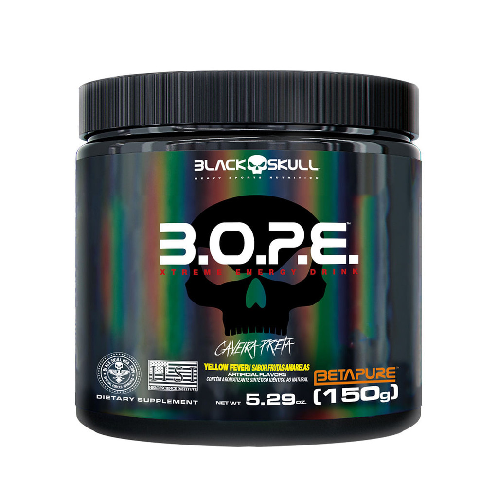 PRÉ TREINO B.O.P.E 150G BLACKSKULL - Health