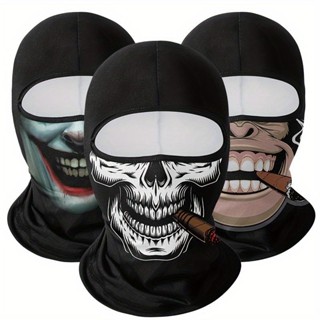Máscara Balaclava De Motocicleta De Rosto Inteiro De 1 Unidade-Guarda-Sol Respirável E Lavável À Prova De Poeira Para Ci em Oferta na Shopee