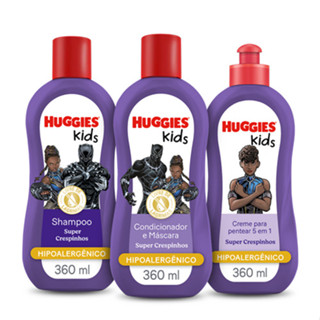 Kit 3 Itens Huggies Kids Super Crespinhos - 1 Un em Oferta na Shopee