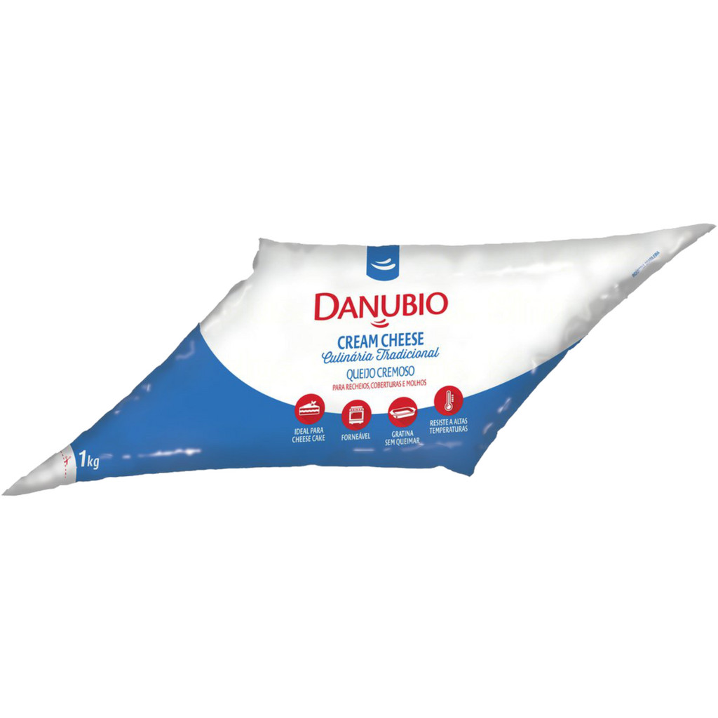 Cream Cheese Danubio Bisnaga 1kg Tradicional em Oferta na Shopee