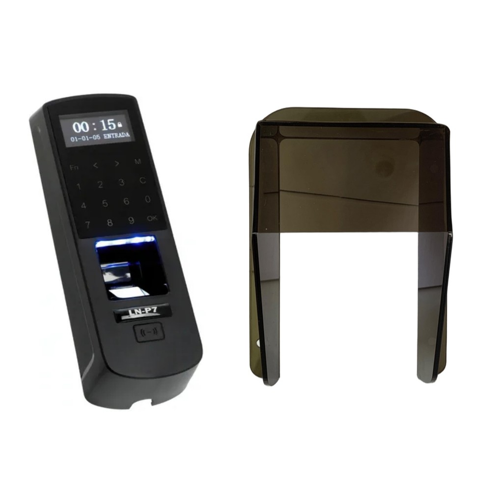 Kit Nice Leitor Biométrico LN-P7 em POE + Protetor Acrílico para Leitor LN-P7