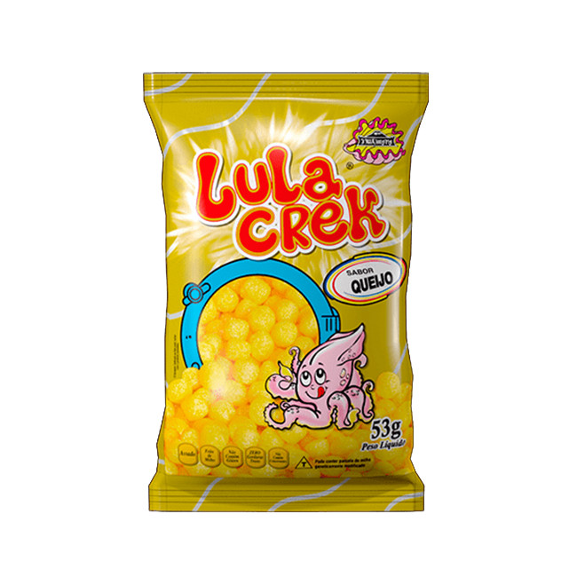 Salgadinho Lula Crek Queijo 10x53g