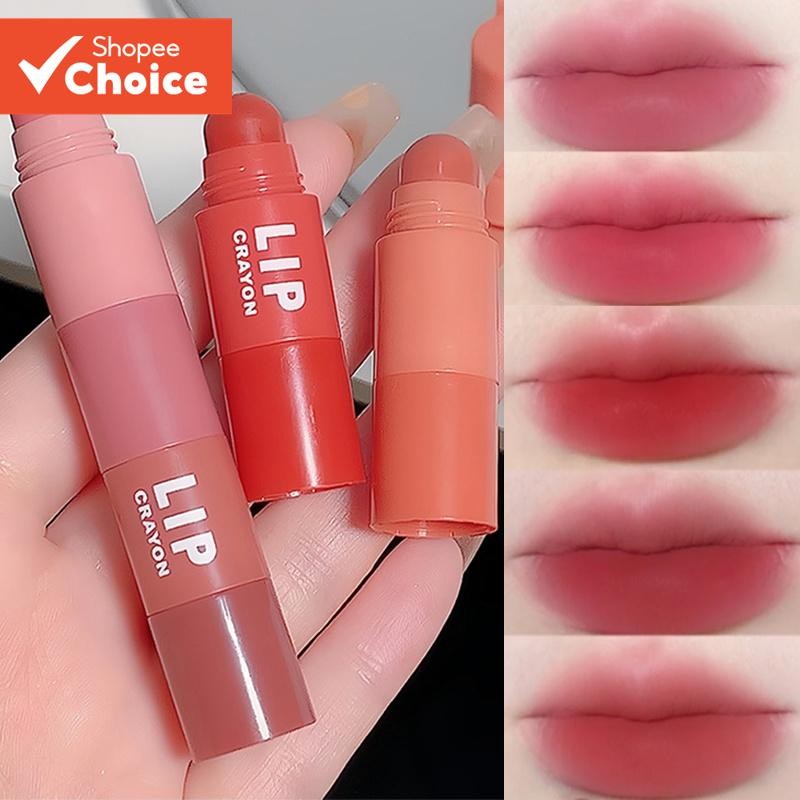 Conjunto De Batom De Veludo 4 Cores Em 1 Kit De Caneta Lipliner Mate Maquiagem Brilhante D...