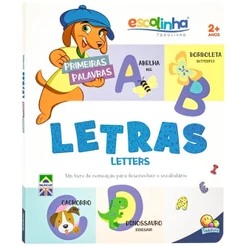 Escolinha Todolivro | Primeiras Palavras | Letras | Capa Dura