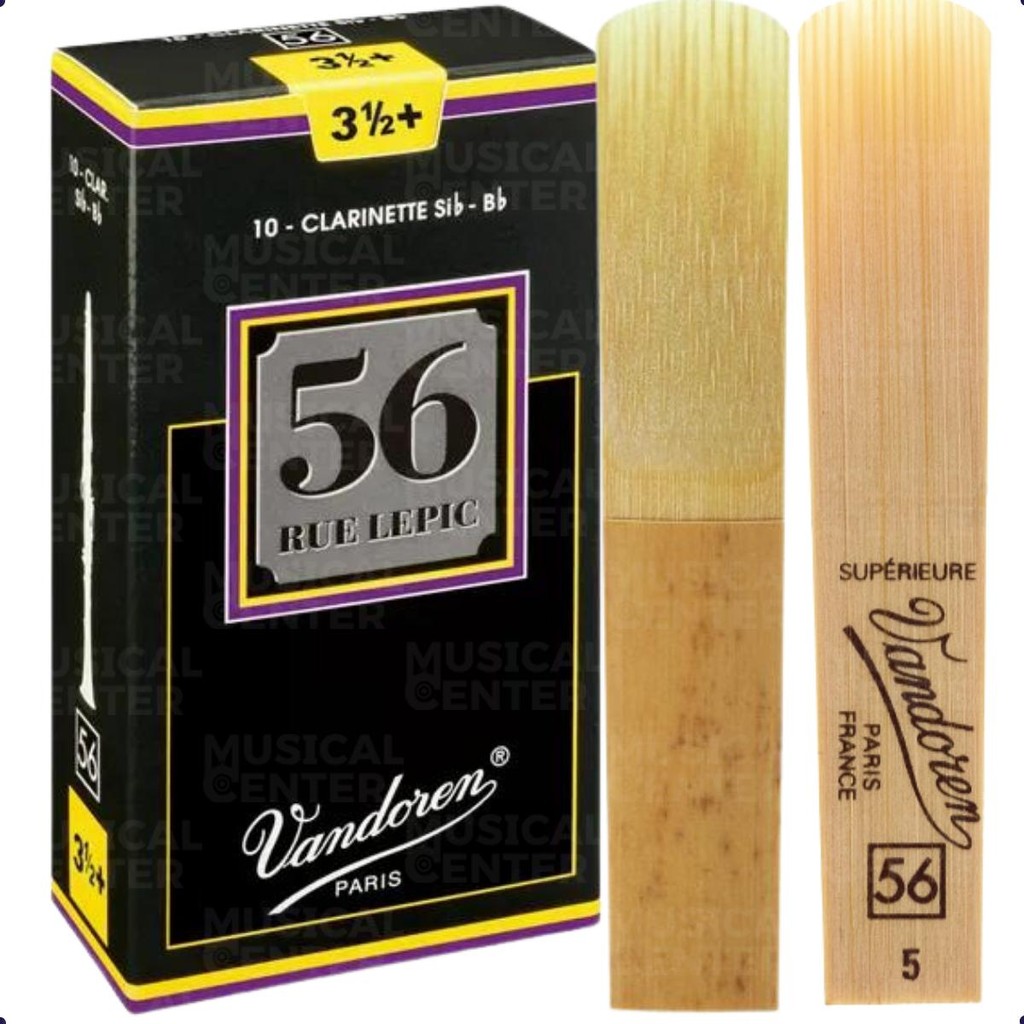 1 PALHETA CLARINETE SIb 56 RUE LEPIC 3,5+ VANDOREN ORIGINAL