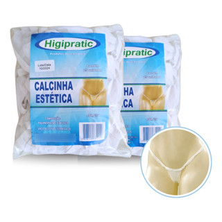 Calcinha P/ Depilação, Estética E Massagem 50 Un Higipratic em Oferta na Shopee
