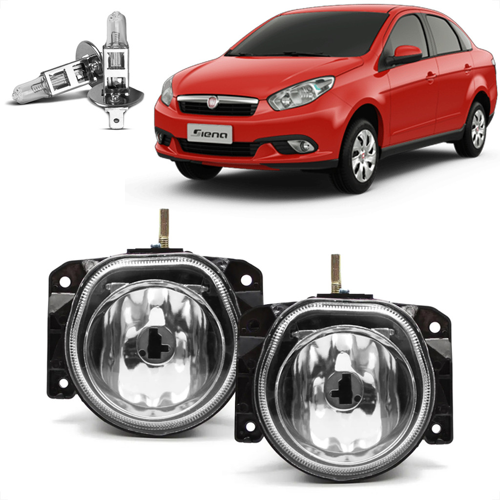 Par Farol Milha Neblina Grand Siena 2012 2013 2014 2015 2016 2017 2018 2019 2020 em Oferta na Shopee