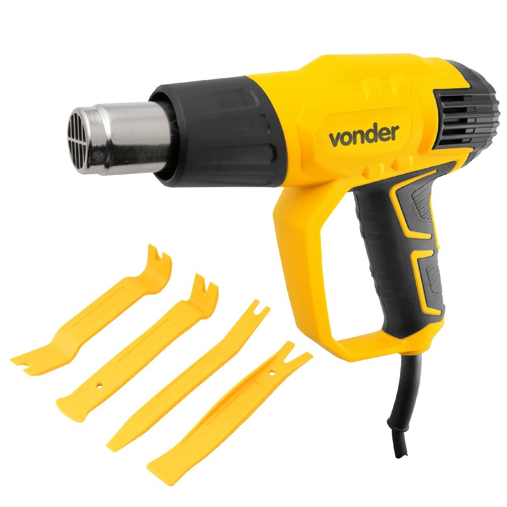 Soprador Térmico 2000W 127V + Jogo De Espátulas 4 Pçs Vonder em Oferta na Shopee