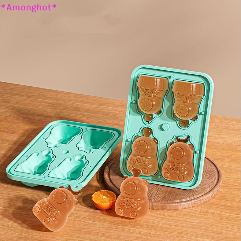 Entrehot > 4 Molde De Silicone Em Forma De Capivara Consecutiva , Animal De Desenho Animado , Bolo De Chocolate , Bandej em Oferta na Shopee
