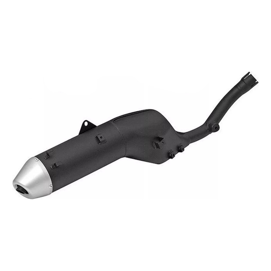 Escapamento XR Tornado 250 Modelo 2009 Original Fortuna Silencioso Preto