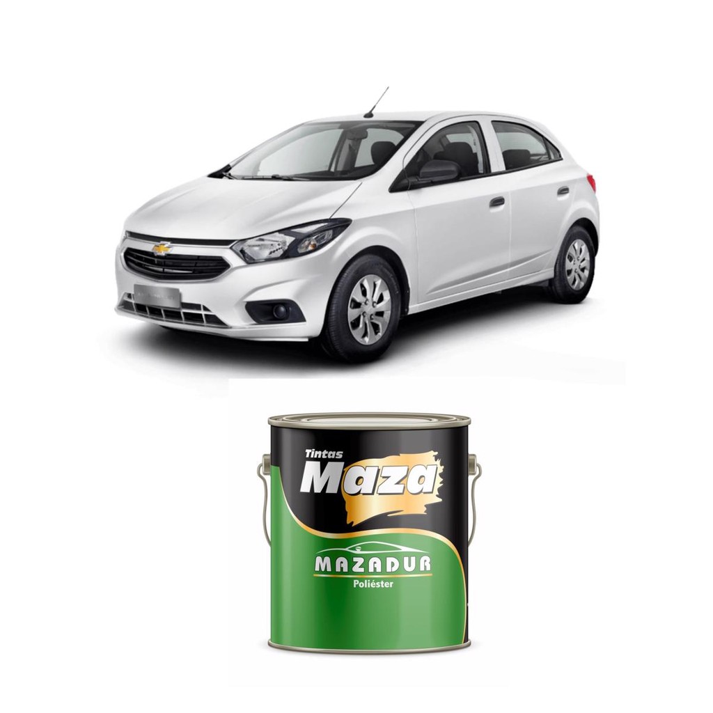 TINTA POLÍESTER BRANCO SUMMIT GM 0,9L MAZA em Oferta na Shopee