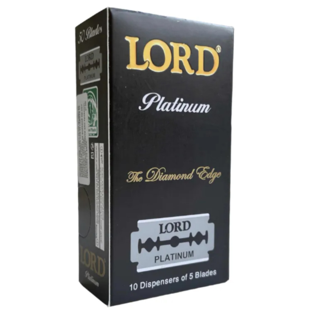 Kit com 500 Lâminas Lord Diamond Black – 10 Caixas com 50 Lâminas Cada