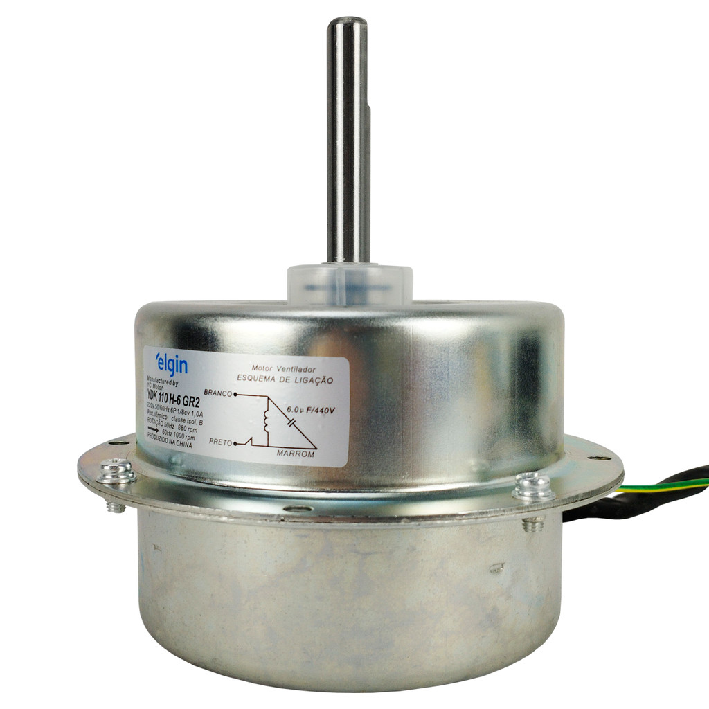 Motor Ventilador Condensadora 36000 A 80000 BTUS YDK110 H-6 ELGIN