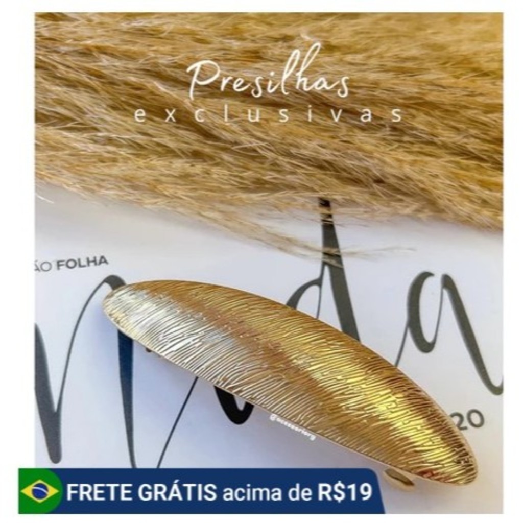 ANA1108 Presilhas Clipe de mola  de metal de alta qualidade Elegância e Praticidade para Cabelos/Novos modelo 2025